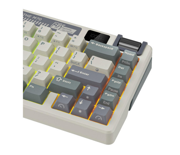 Royal Kludge RK M70 Cyan Purple Beige switch - 1455769 - zdjęcie 5